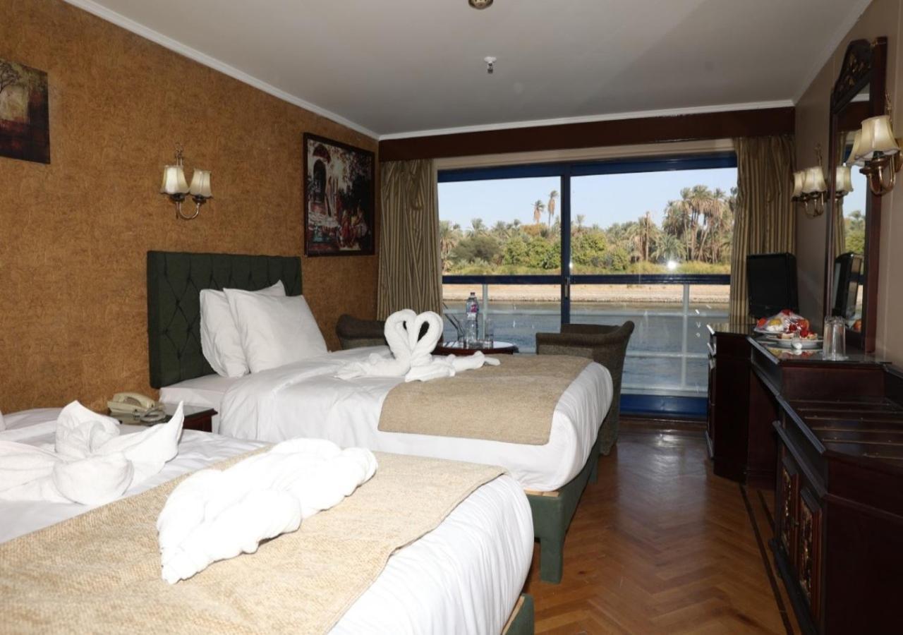 Nile Cruise Al Nabiltan Every Saturday From Luxor 4 Nights & Every Wednesday From Aswan 3 Nights Al Karnak Exteriör bild